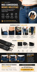 FlexiFit™ "CORREA SIN HEBILLA"(Pídelo en marrón y negro)
